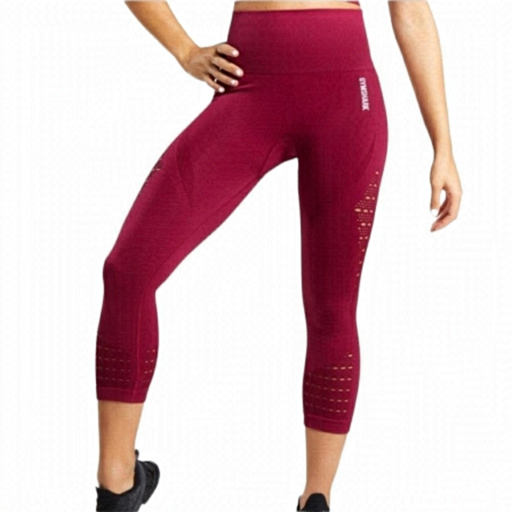 GYMSHARK Energy Seamless Leggings HIgh Waist Crop M